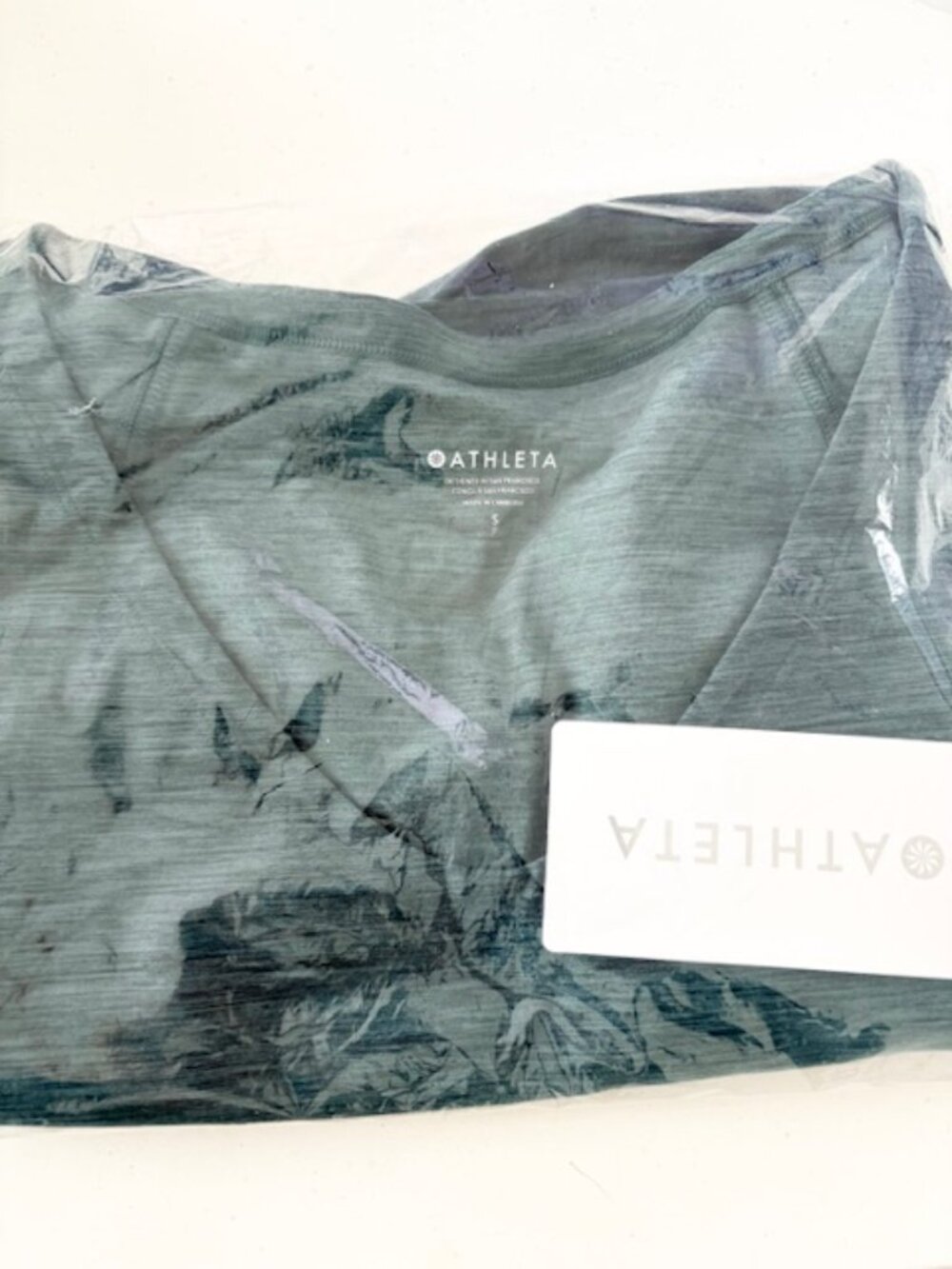 Athleta SoftLuxe Top - Pine Heather (S) NWT - Picture 3 of 4